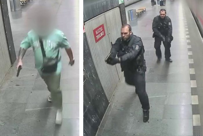 Ilustračný obrázok k článku DRÁMA v pražskom metre: Muž vytiahol PIŠTOĽ, okamžitý zásah polície! VIDEO