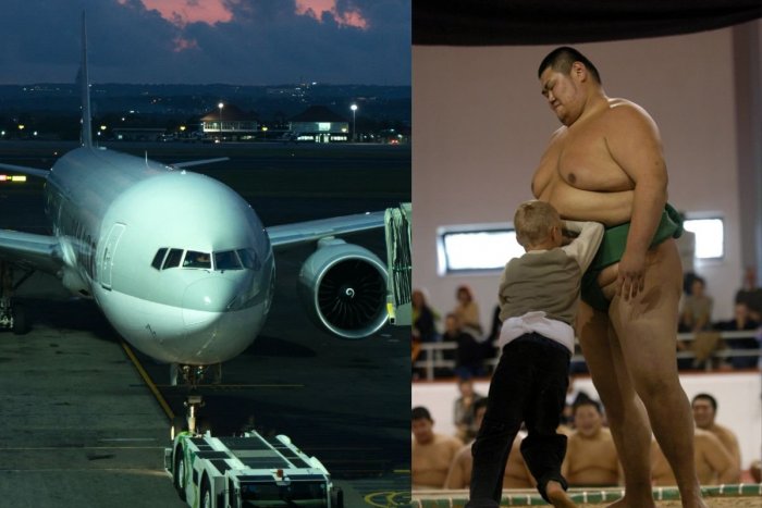 Ilustračný obrázok k článku KURIOZITA DŇA: Aerolínie museli nájsť ďalšie lietadlo, to prvé PREŤAŽILI sumo zápasníci