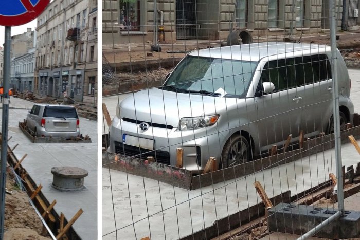 Ilustračný obrázok k článku Auto bránilo rekonštrukcii ulice: NEUVERITEĽNÉ, čo spravili cestári! FOTO a VIDEO