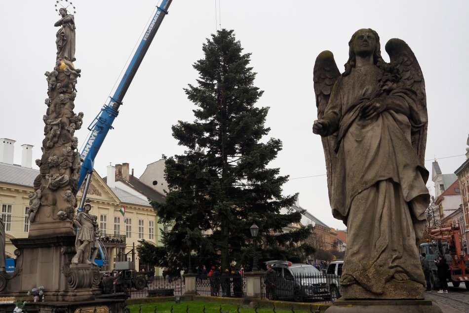 Ilustračný obrázok k článku Hlavnú ulicu v Košiciach už zdobí vianočný strom: Slávnostné rozsvietenie bude ONEDLHO