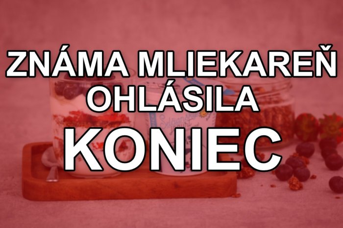Ilustračný obrázok k článku Známa mliekareň oznámila KONIEC: Slováci sú sklamaní, jej jogurty MILOVALI