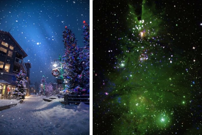 Ilustračný obrázok k článku NASA zverejnila NEUVERITEĽNÝ záber: Vesmír vyčaroval vianočný STROMČEK