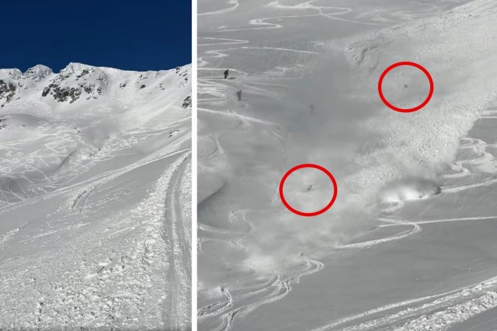 Ilustračný obrázok k článku LAVÍNA v Tatrách strhla dvoch lyžiarov: Svedkovia všetko natočili na VIDEO