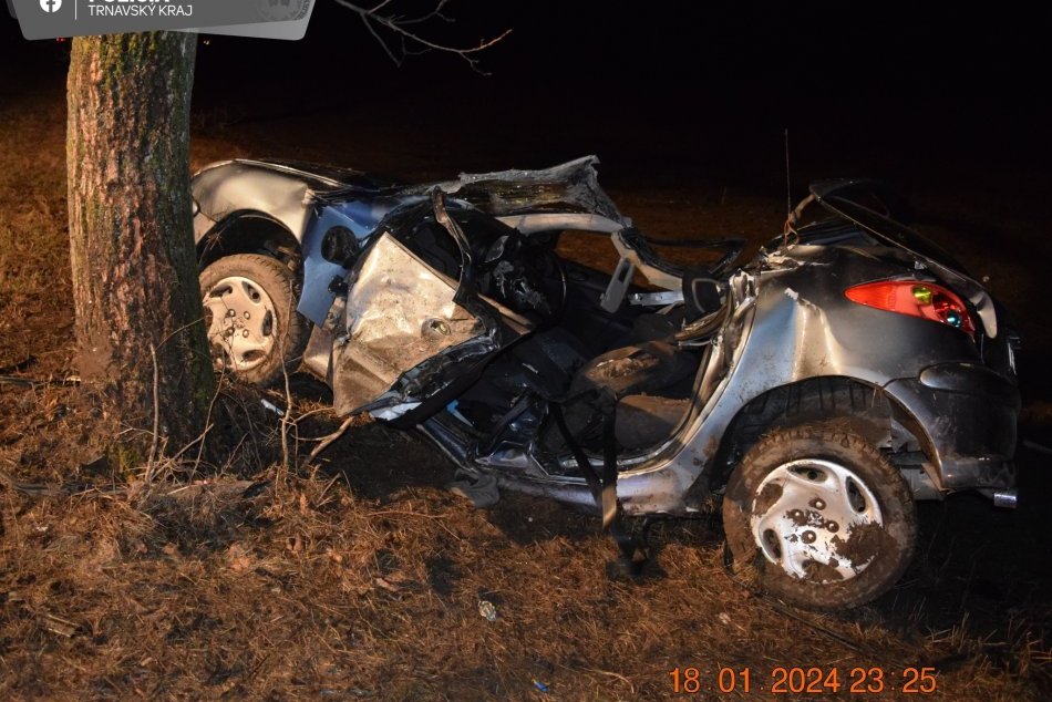 Ilustračný obrázok k článku Tragická nehoda na juhu Slovenska: Mladý vodič zahynul po náraze do stromu