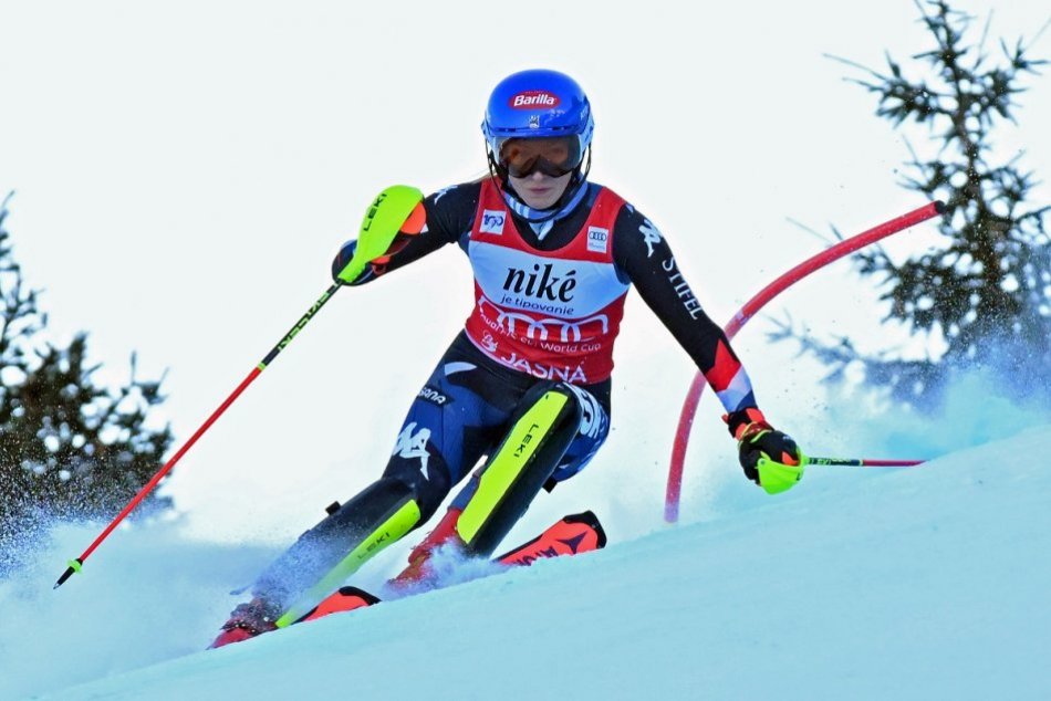 Ilustračný obrázok k článku Shiffrinová vedie po 1. kole nedeľného slalomu v Jasnej: Ako sa darilo Slovenkám?