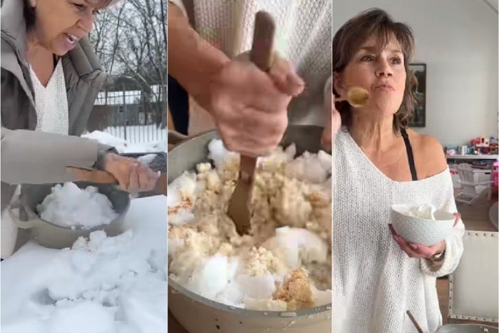 Ilustračný obrázok k článku Ľudí pobláznil BIZARNÝ recept z 3 ingrediencií: Pripravujú si zmrzlinu zo snehu, VIDEO