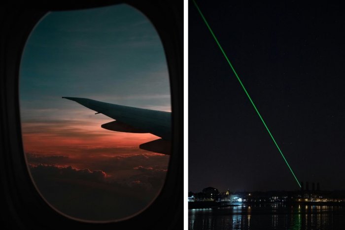 Ilustračný obrázok k článku Poriadne nebezpečná "zábava": Počet útokov laserom na lietadlá REKORDNE stúpol