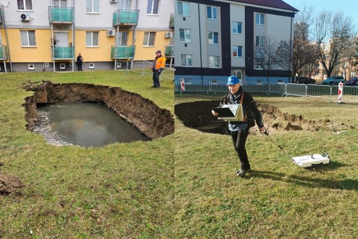 Ilustračný obrázok k článku Obrovskú jamu na sídlisku zasypú: ČO spôsobilo nečakaný zosuv pôdy?