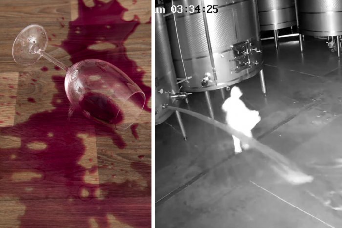 Ilustračný obrázok k článku VIDEO, z ktorého vám bude smutno: Maskovaný páchateľ vylial víno za 2,5 MILIÓNA eur