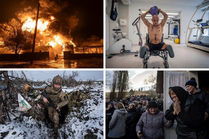 Ilustračný obrázok k článku Dva roky vojny na Ukrajine: Frontová línia je dnes dlhá 1 500 kilometrov, FOTO