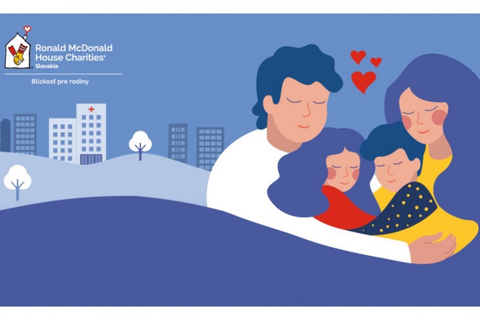Ilustračný obrázok k článku Vaše 2 % pomôžu deťom v nemocniciach a ich rodinám byť spolu
