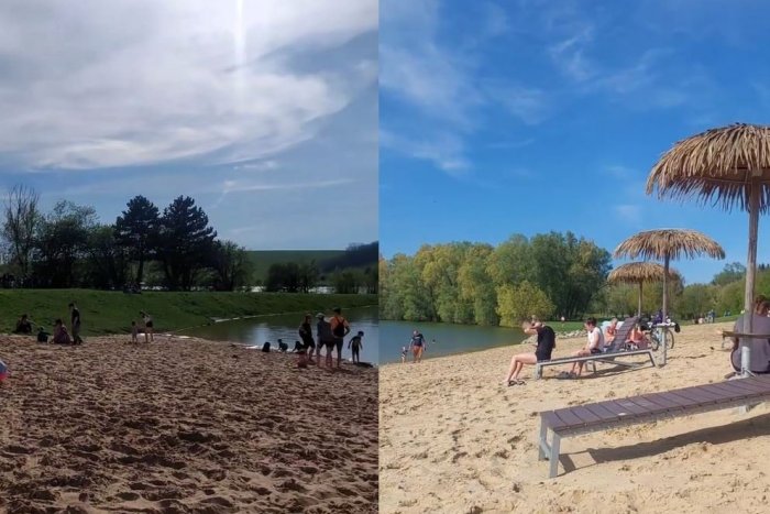 Ilustračný obrázok k článku Obľúbená Kunovská priehrada ožila: Slnečné počasie vylákalo ľudí na pláž, VIDEO