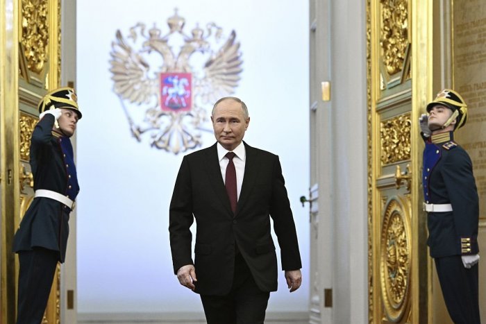 Ilustračný obrázok k článku Putin zložil prezidentský sľub: Spolu zvíťazíme, povedal na záver inauguračnej reči