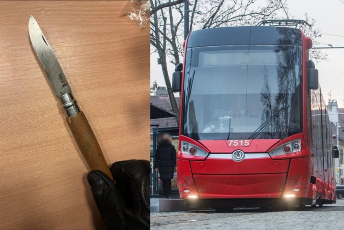 Ilustračný obrázok k článku DRÁMA v bratislavskej električke: Muž sa cestujúcim VYHRÁŽAL s nožom v ruke!
