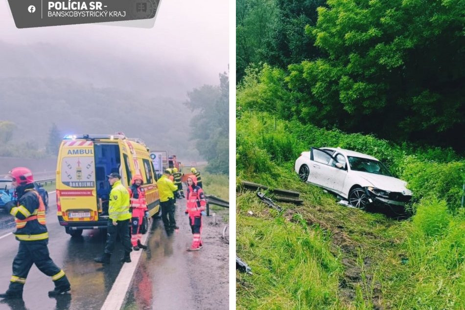 Ilustračný obrázok k článku TRAGÉDIA na R1: Mladý vodič BMW prerazil zvodidlá, na mieste bol mŕtvy, FOTO