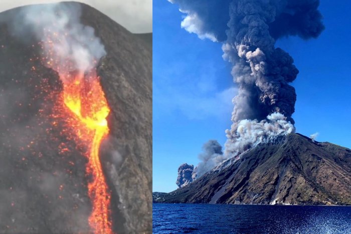 Ilustračný obrázok k článku V Taliansku VYBUCHLA sopka! Nebo zahalil popol, žeravá LÁVA smeruje do mora, VIDEO