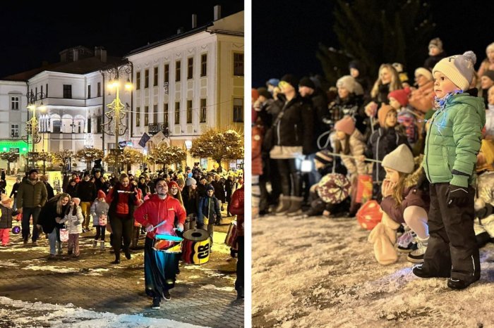 Ilustračný obrázok k článku NÁDHERA v uliciach: Zasnežené mesto rozžiarili LAMPIÓNY a ohňová SHOW, VIDEO a FOTO