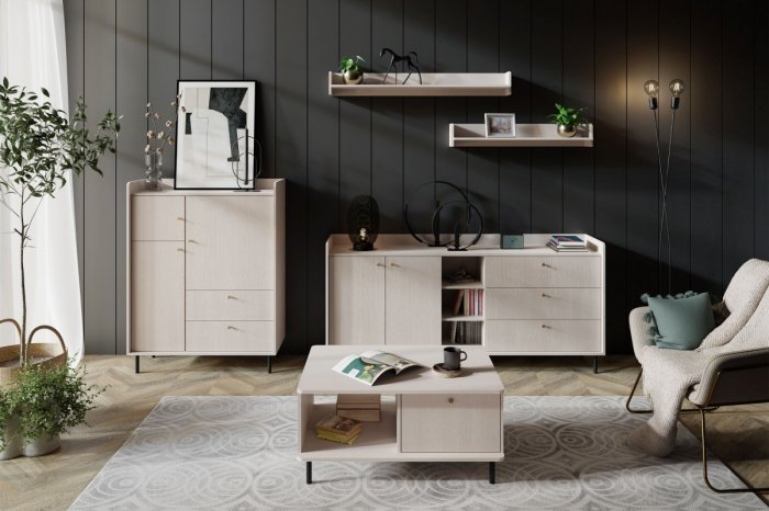 Ilustračný obrázok k článku Akú komodu vybrať do modernej obývacej izby?