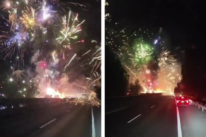 Ilustračný obrázok k článku Neuveriteľné VIDEO z Číny: Diaľnicu po nehode ožiaril OBROVSKÝ ohňostroj