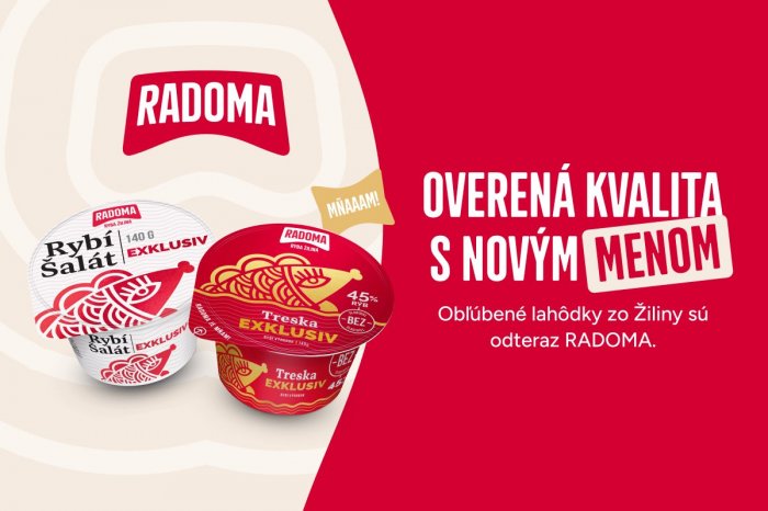 Ilustračný obrázok k článku Zmena priamo z domova. Treska zo Žiliny bude po novom RADOMA. CHUŤ zostáva rovnaká.