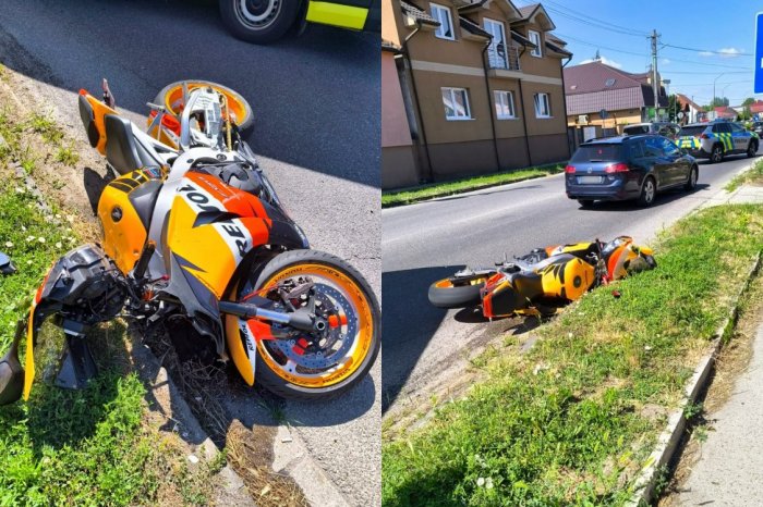 Ilustračný obrázok k článku Motorkár chcel ZDRHNÚŤ policajtom: HAVAROVAL! FOTO