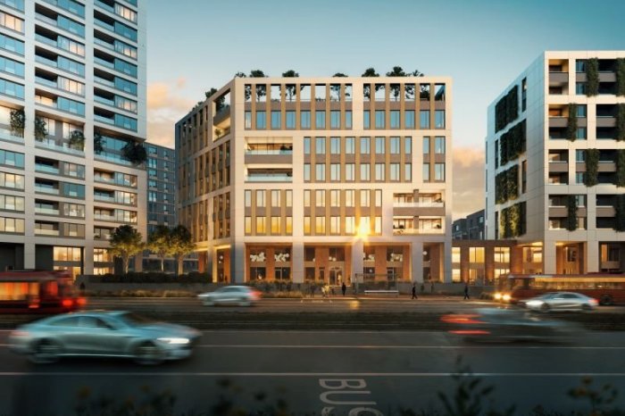 Ilustračný obrázok k článku Začína sa výstavba PARQ Zátišie. Developer Atrios spustil aj predaj butikových kancelárií