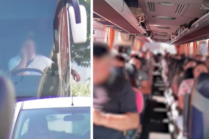 Ilustračný obrázok k článku ŠIALENÉ video! Policajti chytili vodiča autobusu: V jednej ruke mobil, v druhej CIGARETA