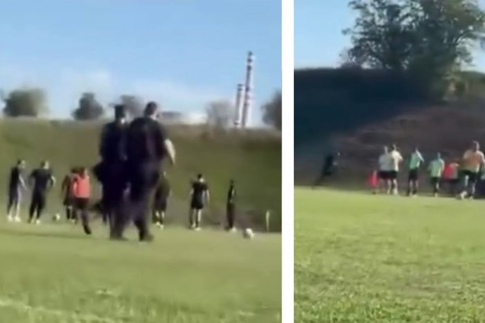 Ilustračný obrázok k článku DRÁMA v českom futbale: Policajti prišli ZATKNÚŤ hráča priamo na trávnik! VIDEO