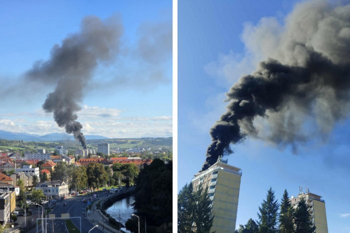 Ilustračný obrázok k článku DESIVÝ pohľad v krajskom meste: Panelák zachvátili PLAMENE, ľudí EVAKUOVALI, FOTO