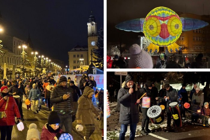 Ilustračný obrázok k článku Večerná NÁDHERA: Centrum mesta rozžiaril LAMPIÓNOVÝ sprievod s OBROU sovou, FOTO