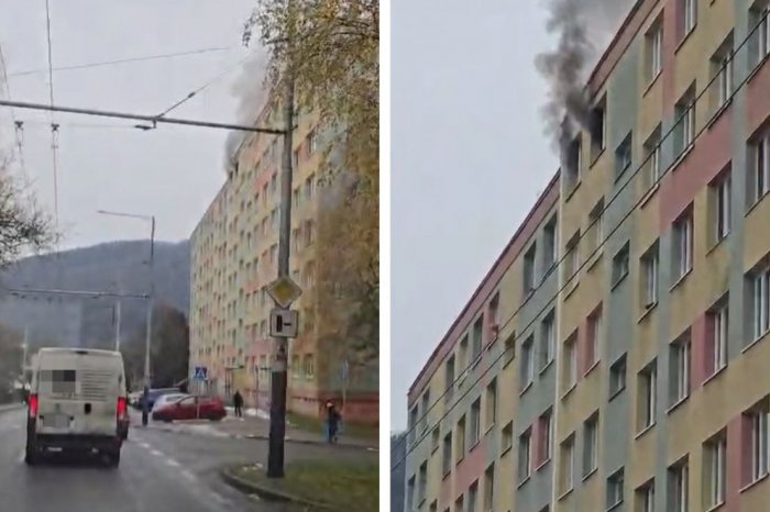 Ilustračný obrázok k článku AKTUALITA z Banskej Bystrice: Z bytu sa valí hustý DYM, na mieste sú hasiči! VIDEO