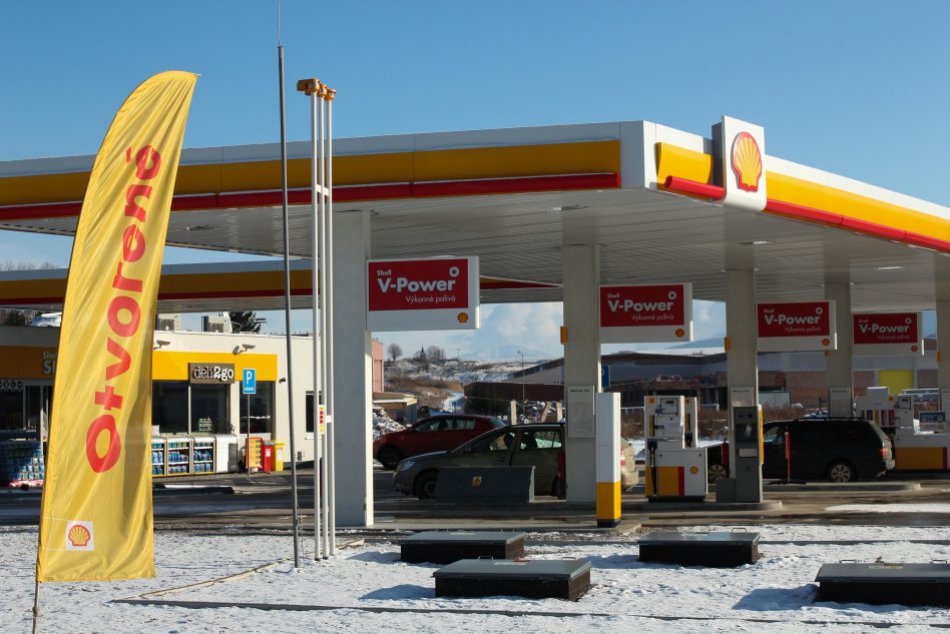 Nová Shell čerpacia stanica v Ružomberku