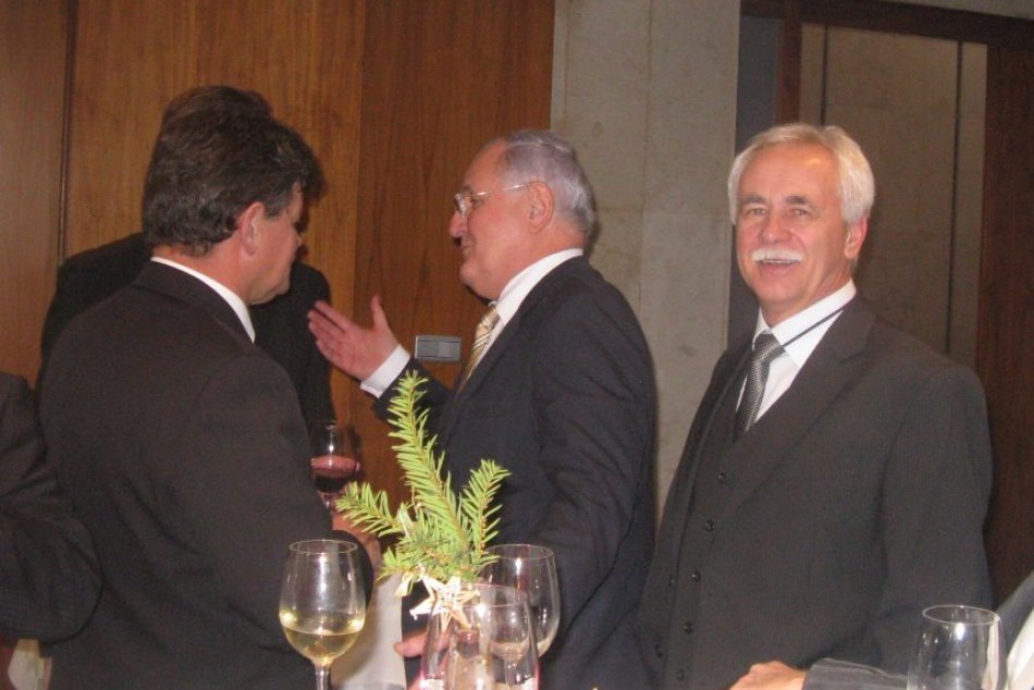 Dušan Čaplovič a riaditeľ OA Viktor Baláž