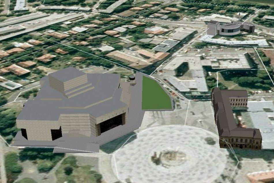 Nitra v Google Earth