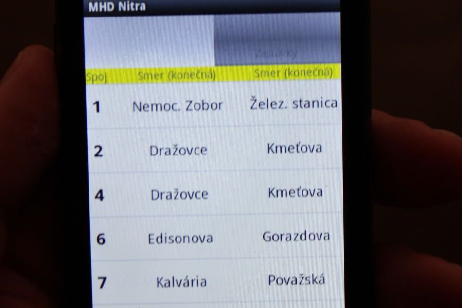 Mobilný cestovný poriadok