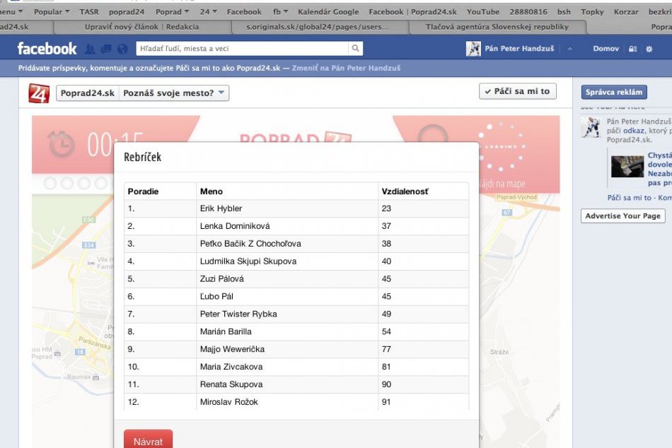 Naša facebooková súťaž „Poznáš svoje mesto?“ skončila. My poznáme víťaza