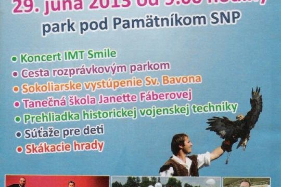 Veľkolepý začiatok letných prázdnin: Pod Pamätníkom SNP vystúpia aj IMT Smile