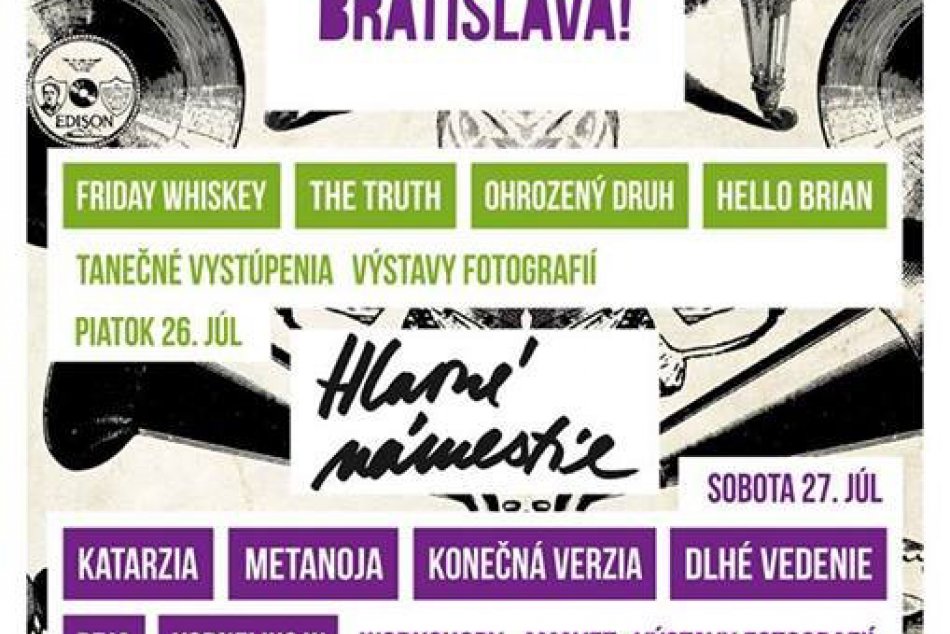Rozbaľ to, Bratislava! pokračuje na Hlavnom námestí 26. júla!