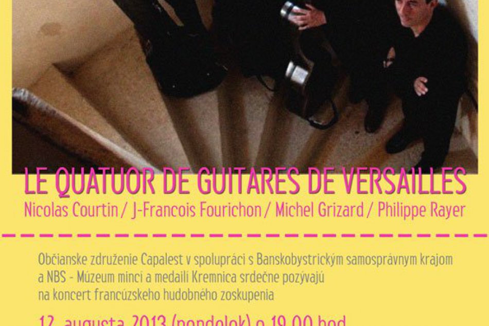 Le Quatuor de Guitares de Versailles v kremickom kostole