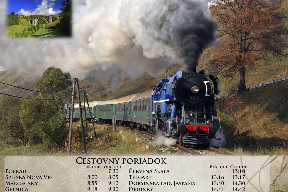 Tip na výlet: Historickým vlakom z Popradu na jednu z najkrajších tratí Slovensk