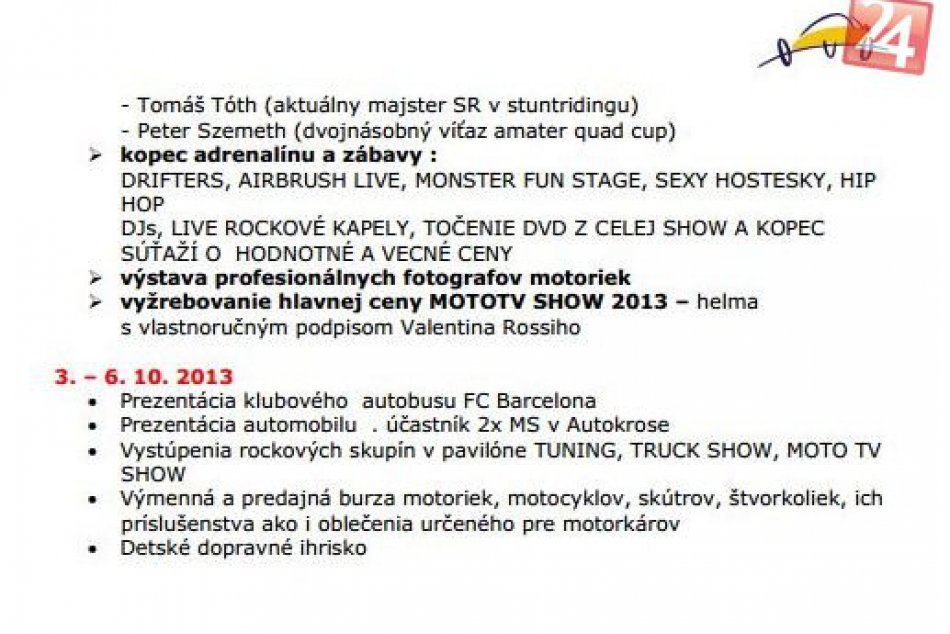 Autosalón Nitra 2013