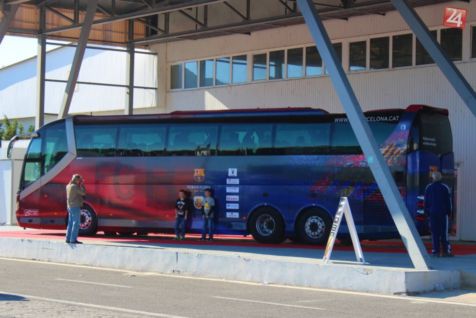 Klubový autobus FC Barcelona