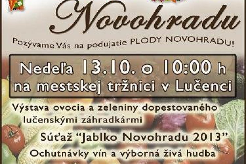 Plody Novohradu plagát