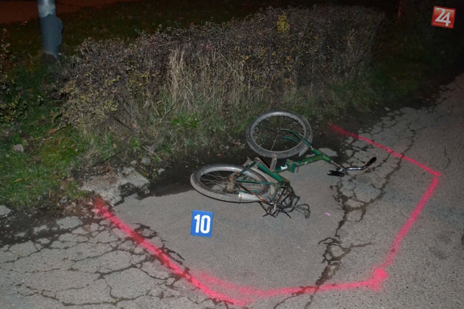 Neosvetlený cyklista: Nehoda v Moldave nad Bodvou