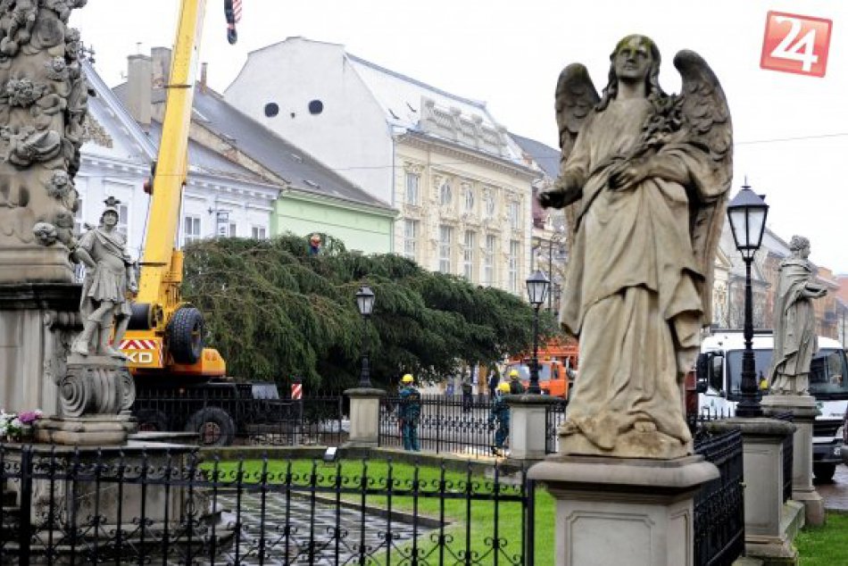 V Košiciach máme nový vianočný stromček