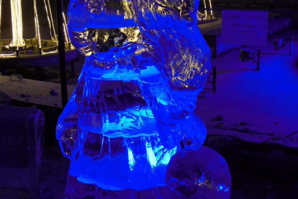 Rozprávkové ľadové sochy v Košiciach