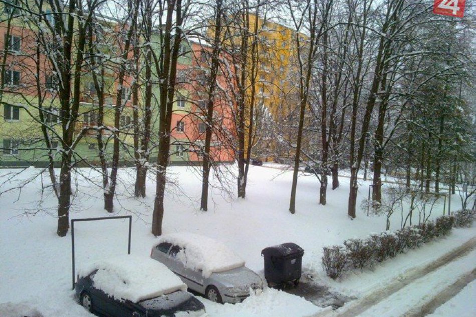 Banská Bystrica počas zimy 2013