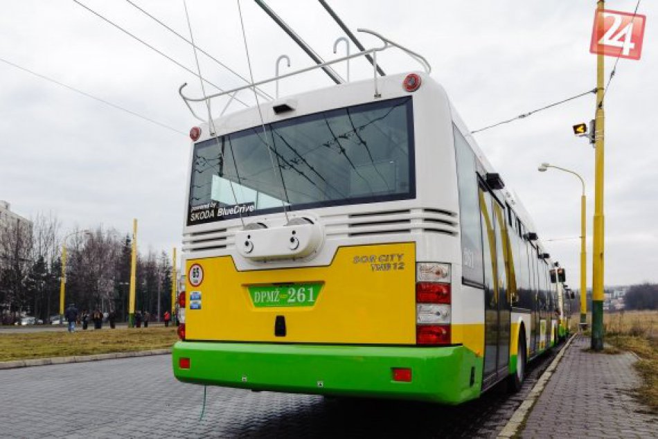 Žilinčania dostali nové trolejbusy