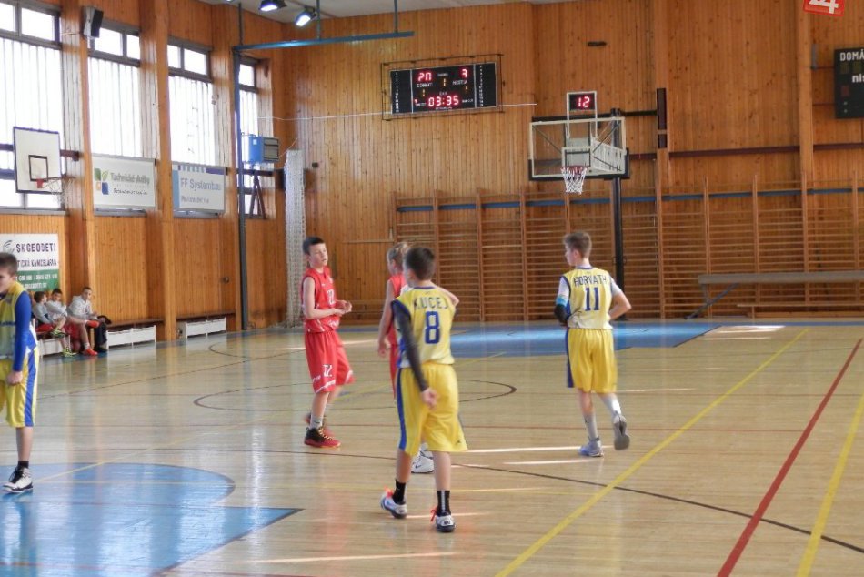 Basketbal, mladší žiaci BK MŠK ZH- ŠKP Banská Bystrica