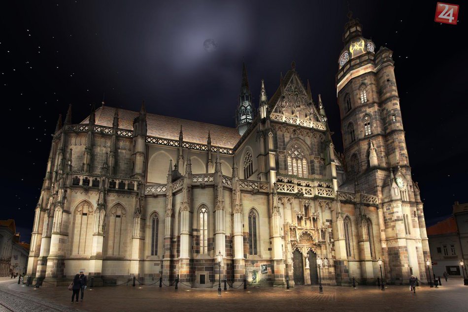 Nové nočné osvetlenie košického Dómu